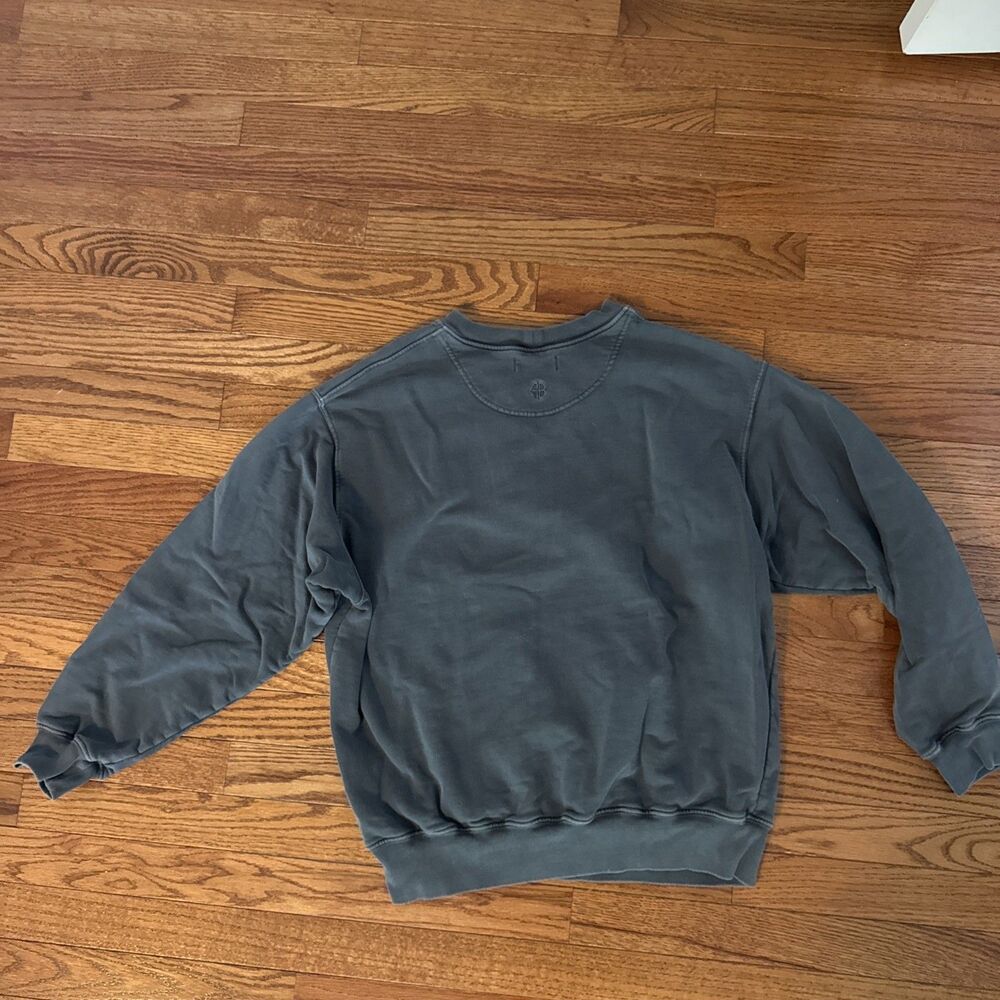 ANINE BING City Love Pullover Crewneck Sweatshirt Medium Retro Loungewear - Picture 3 of 3